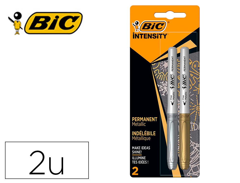 MARQUEUR BIC METALLIQUE INTENSITY