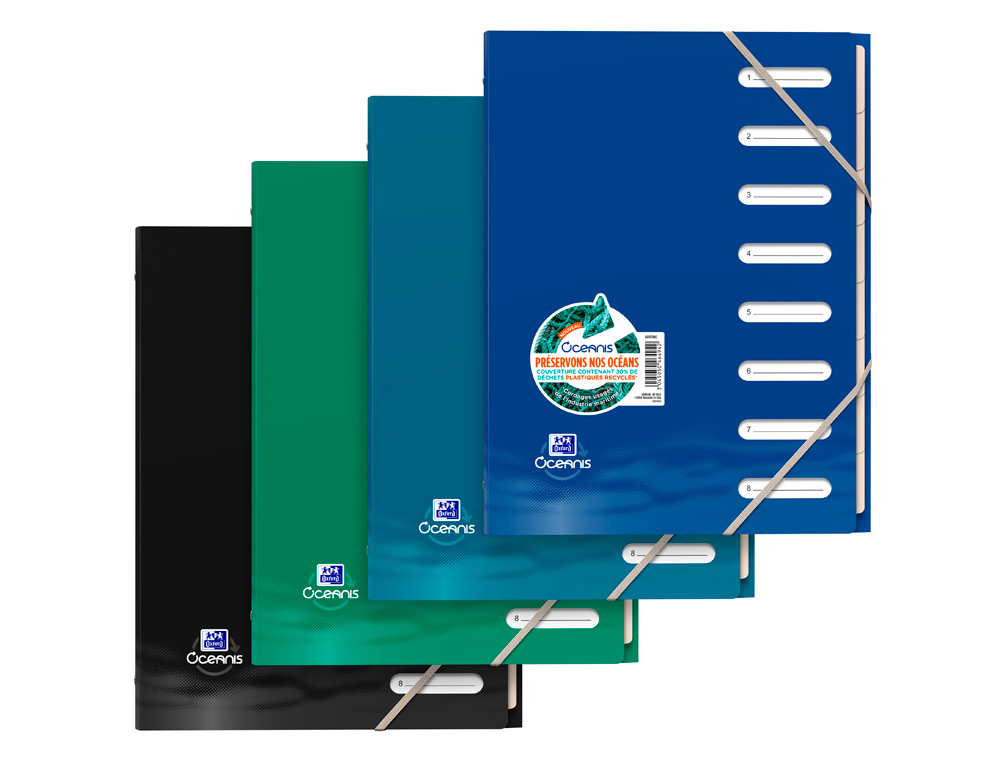 TRIEUR HAMELIN OXFORD SCHOOL LIFE OCEANIS A4 POLYPROPYLENE RECYCLE OPAQUE ASSORTI