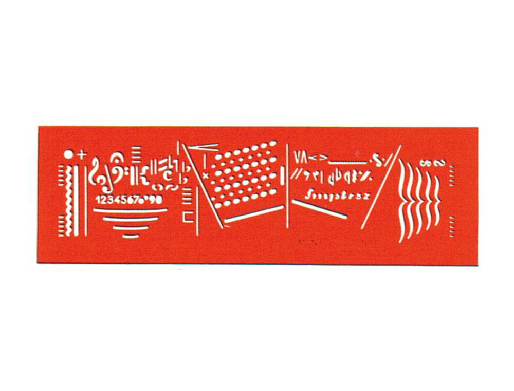BILLOGRAPHE MINERVA N33 TRACE MUSIQUE PORTEE 2MM      PLASTIQUE COLORIS ORANGE
