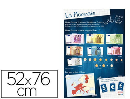 POSTER BOUCHUT GRANDRMY MONNAIE 52X76CM 150G PELLICUL EFFAABLE  SEC