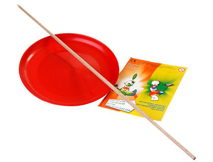 ASSIETTE DECLIC PLASTICO ROTOTECH EN POLYPROPYLNE ET LIVRET PLASTIQUE LONGUEUR 42CM