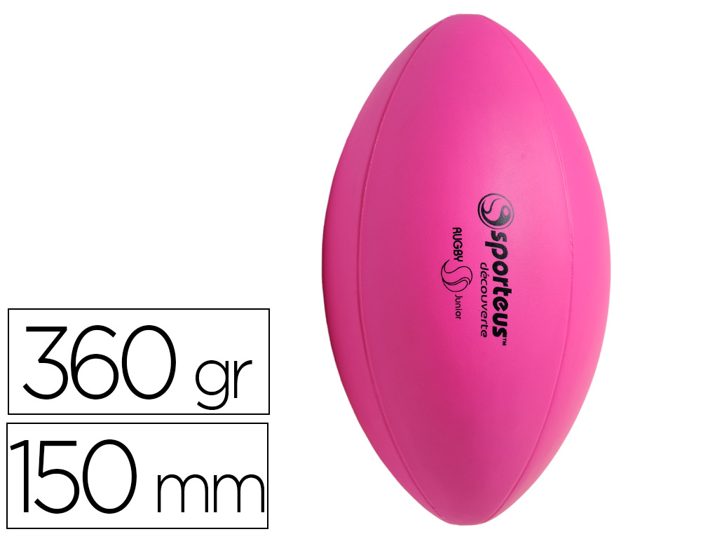 BALLON DE RUGBY PLASTICO ROTOTECH JUNIOR INITIATION EN PVC DIAMTRE 150MM 360G