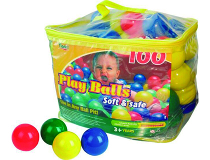 BALLE PLASTICO ROTOTECH POUR PISCINE  BALLES DIAMTRE 65MM SET DE 100 UNITS