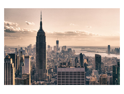 CADRE DCORATION PAPERFLOW NEW YORK EN HIVER 65X98CM