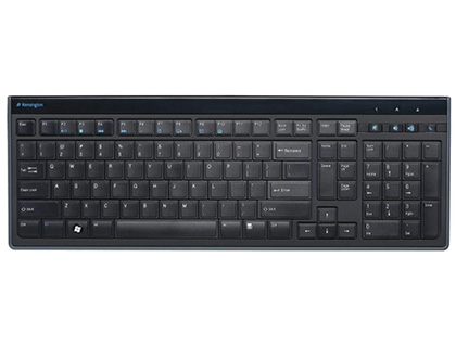 CLAVIER KENSINGTON ULTRAPLAT ADVANCE FIT AZERTY CBLE USB FILAIRE 1,9M COLORIS NOIR MAT PROFESSIONNEL