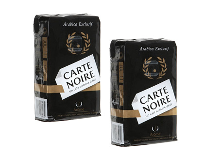 CAF MOULU CARTE NOIRE PAQUET DE 2X250G