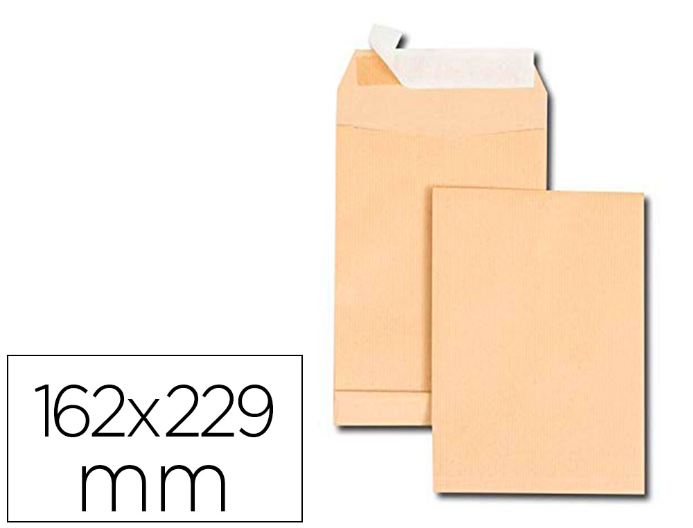 POCHETTE GPV KRAFT 120G C5 162X229MM SOUFFLET 30MM BOTE 250 UNITS