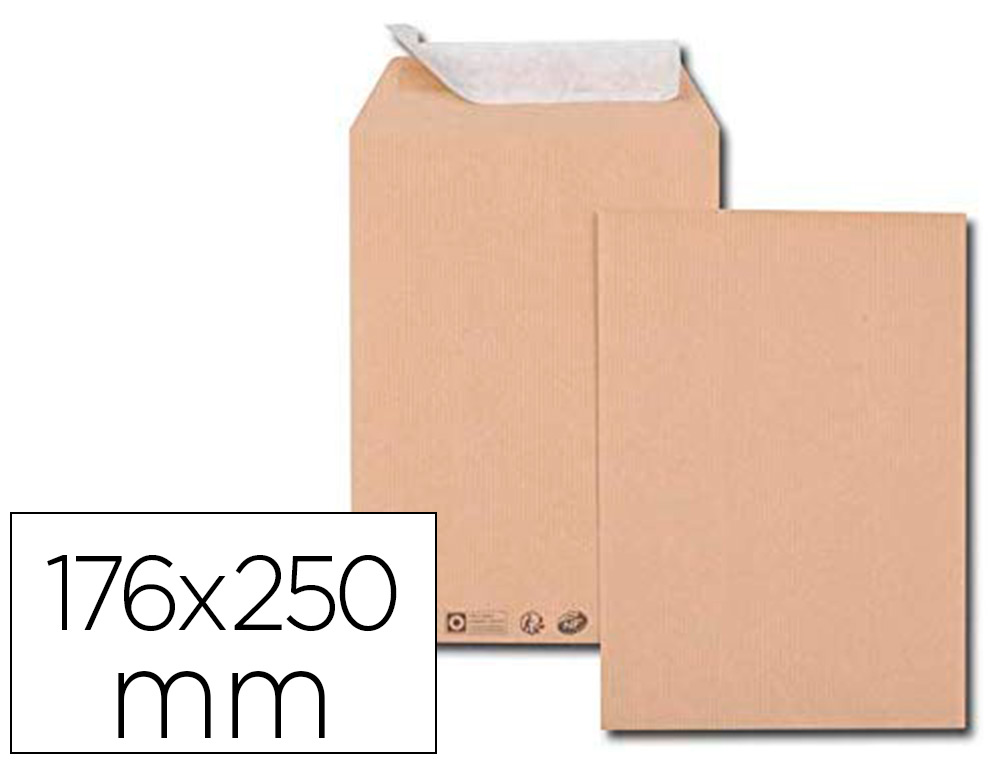 POCHETTE GPV KRAFT 90G B5 176X250MM BOTE 500 UNITS