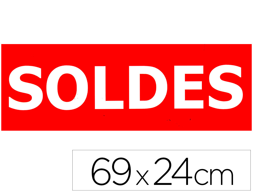 AFFICHE APLI AGIPA SOLDES 690X240MM