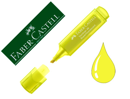 SURLIGNEUR FABER-CASTELL TEXTLINER TL1546              SUPERFLUORESCENT POINTE       FEUTRE BISEAUTEE 3 LARGEURS