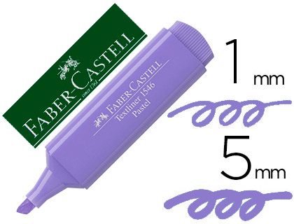 SURLIGNEUR FABER-CASTELL TEXTLINER TL1546              SUPERFLUORESCENT POINTE       FEUTRE BISEAUTEE 3 LARGEURS