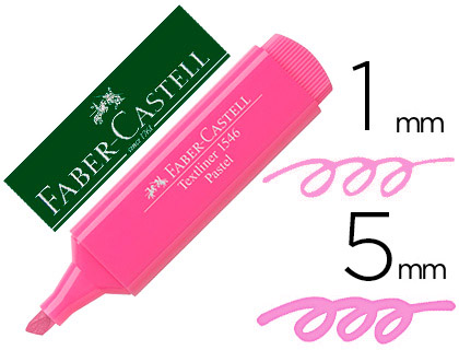 SURLIGNEUR FABER-CASTELL TEXTLINER TL1546              SUPERFLUORESCENT POINTE       FEUTRE BISEAUTEE 3 LARGEURS