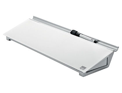 BLOC-NOTES DE BUREAU NOBO MAGNETIQUE + 1 EN VERRE BLANC MINI-MARQUEUR EFFAABLE A SEC AVEC EFFACEUR SUR LE CAPUCHON