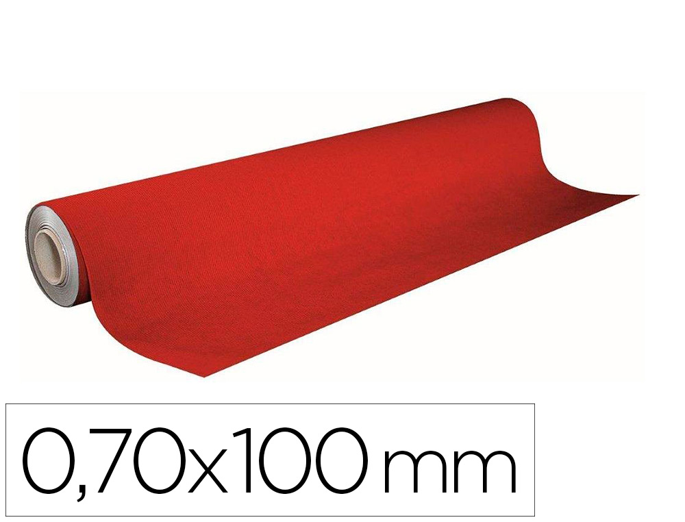 BOBINE PAPIER KRAFT APLI AGIPA 0,70X100M VERSO BRUN    COLORIS ROUGE