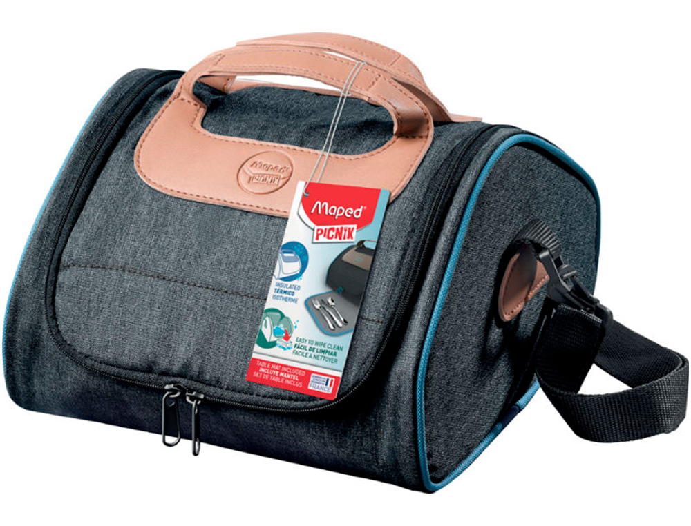 SAC DEJEUNER PICNIK ADULTE 4L BIAIS COULEUR VERTE