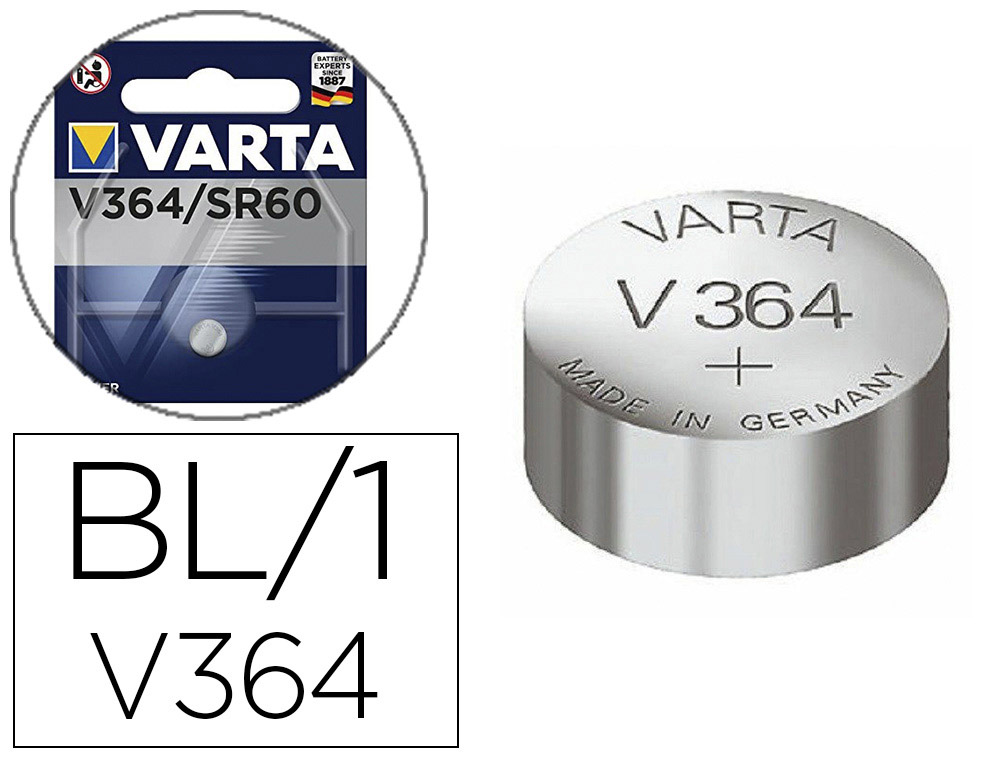 PILE 364/363 SR60 BLISTER DE 1