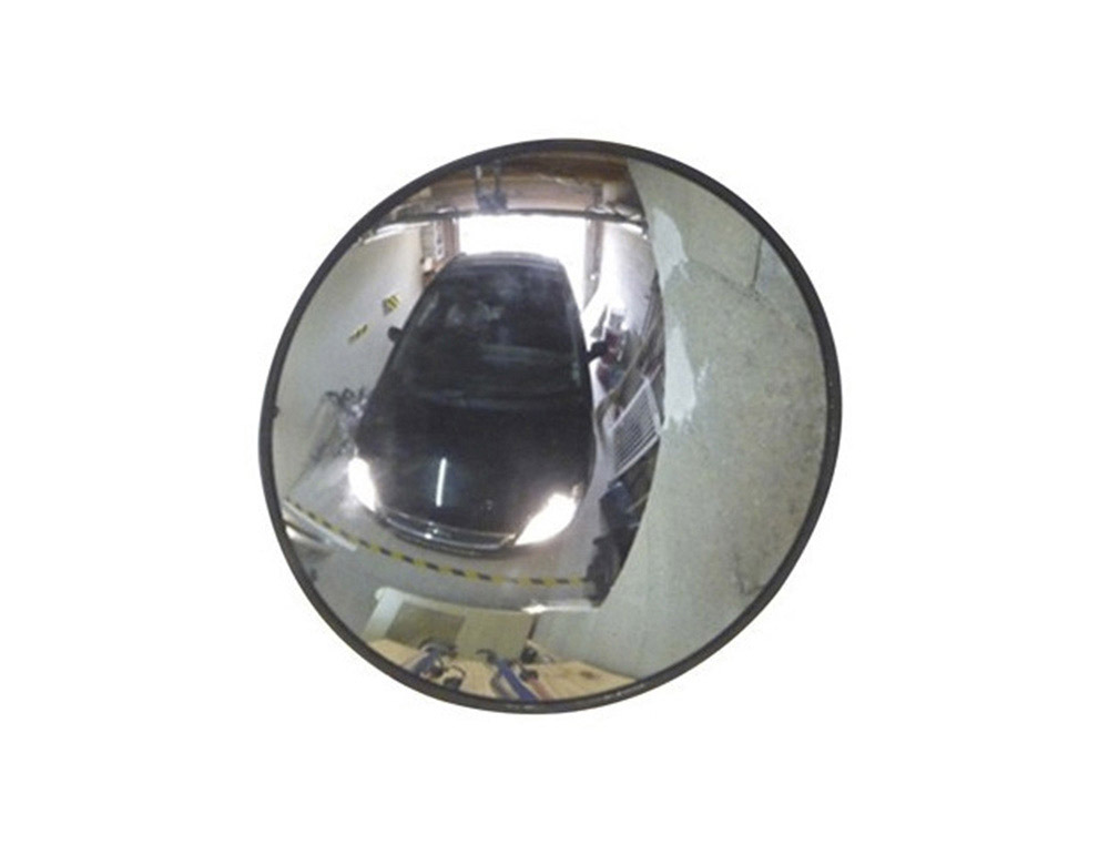 MIROIR SECURITE VISO VERRE INTERIEUR/EXTERIEUR ROND DISTANCE 5M ACCESSOIRES FIXATION MUR DIAMETRE 33CM