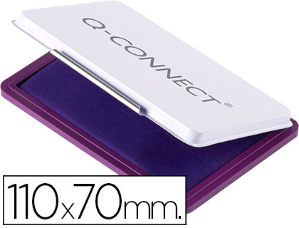 RECHARGE TAMPON Q-CONNECT CONOMIQUE N2 110X70MM VIOLET