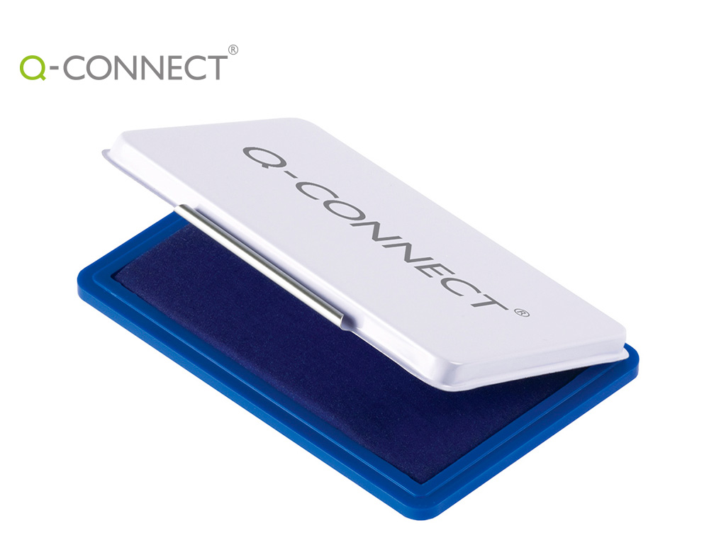 RECHARGE TAMPON Q-CONNECT CONOMIQUE N2 110X70MM BLEU