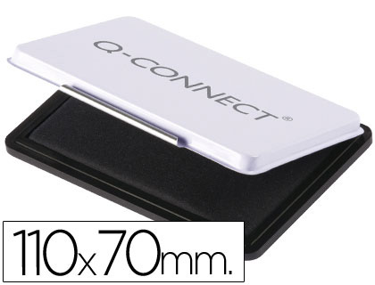 RECHARGE TAMPON Q-CONNECT CONOMIQUE N2 110X70MM NOIR