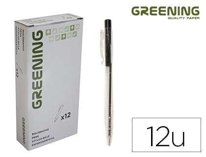STYLO GREENING RTRACTABLE COLORIS NOIR
