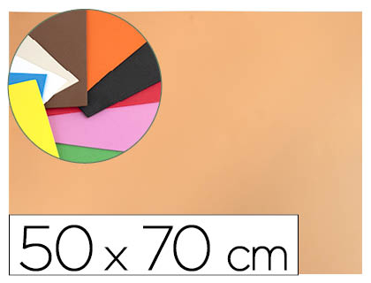 MOUSSE EVA LIDERPAPEL 50X70CM 60GR EPAISSEUR 1,5MM COLORIS  PEAU